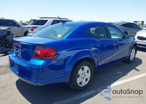 2014 Dodge Avenger Se z USA, uszkodzony, nr VIN 1C3CDZAB7EN169534